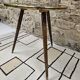 Table basse tripode 1960 vintage
