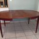 Round teak table by Johannes Andersen for Mobler Samcom Scandinavian.
