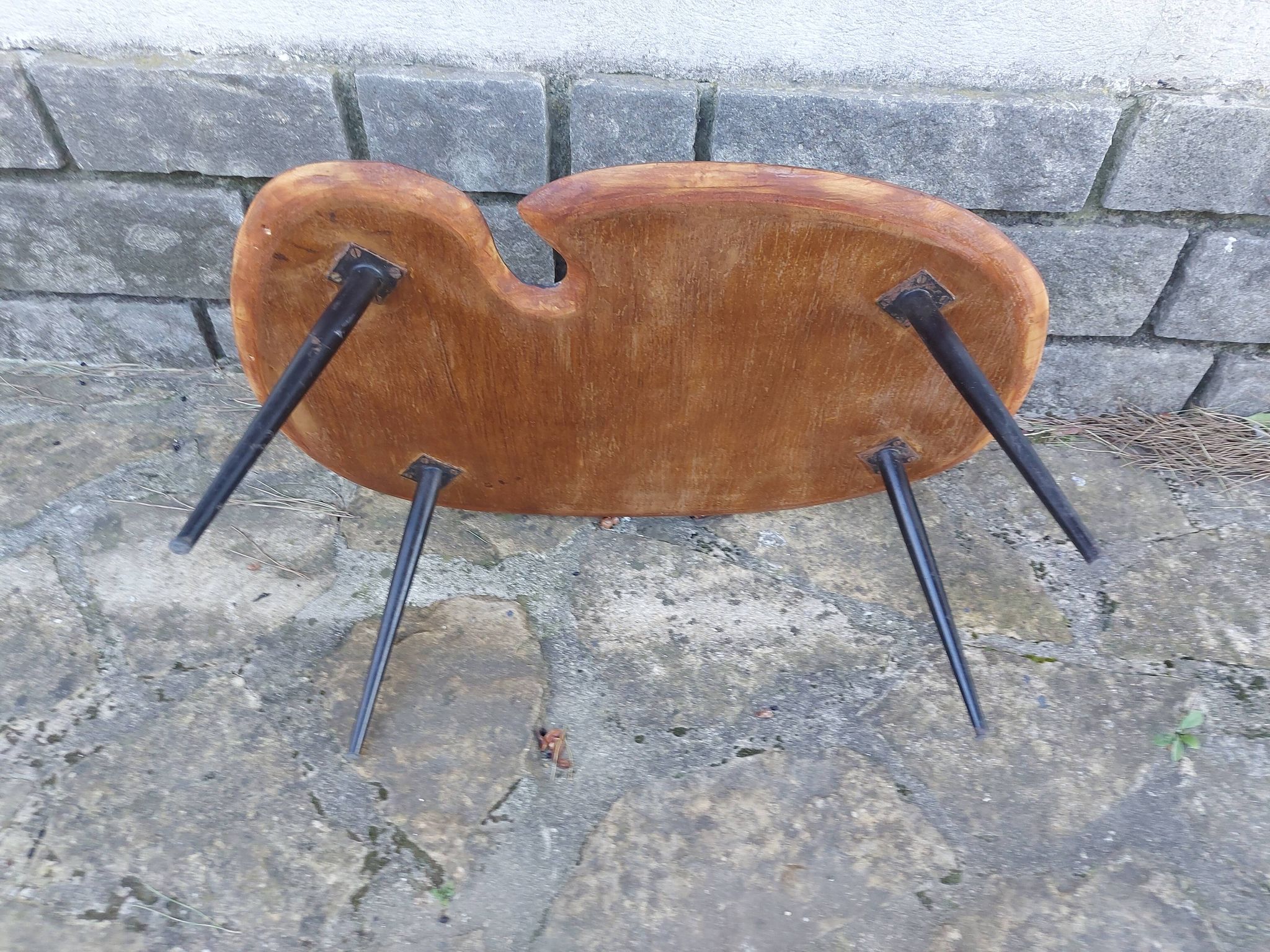 Coffee table bean design 60's