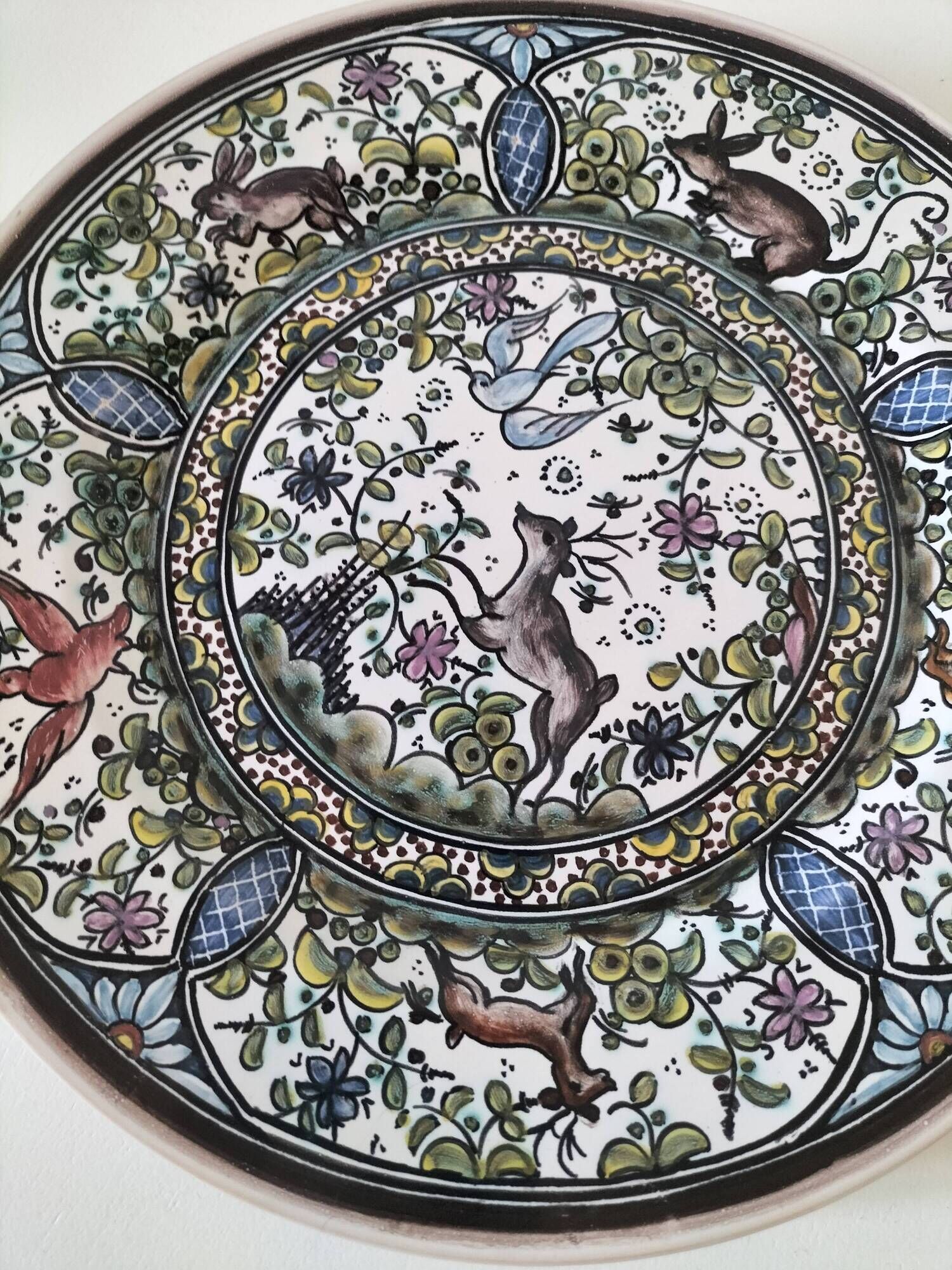 Plate São Pedro Conimbriga Portugal signed Sousa