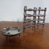 Candleholders by Ceasar Stoffi & Fritz Nagel for BMF, 1960s, Set of 9