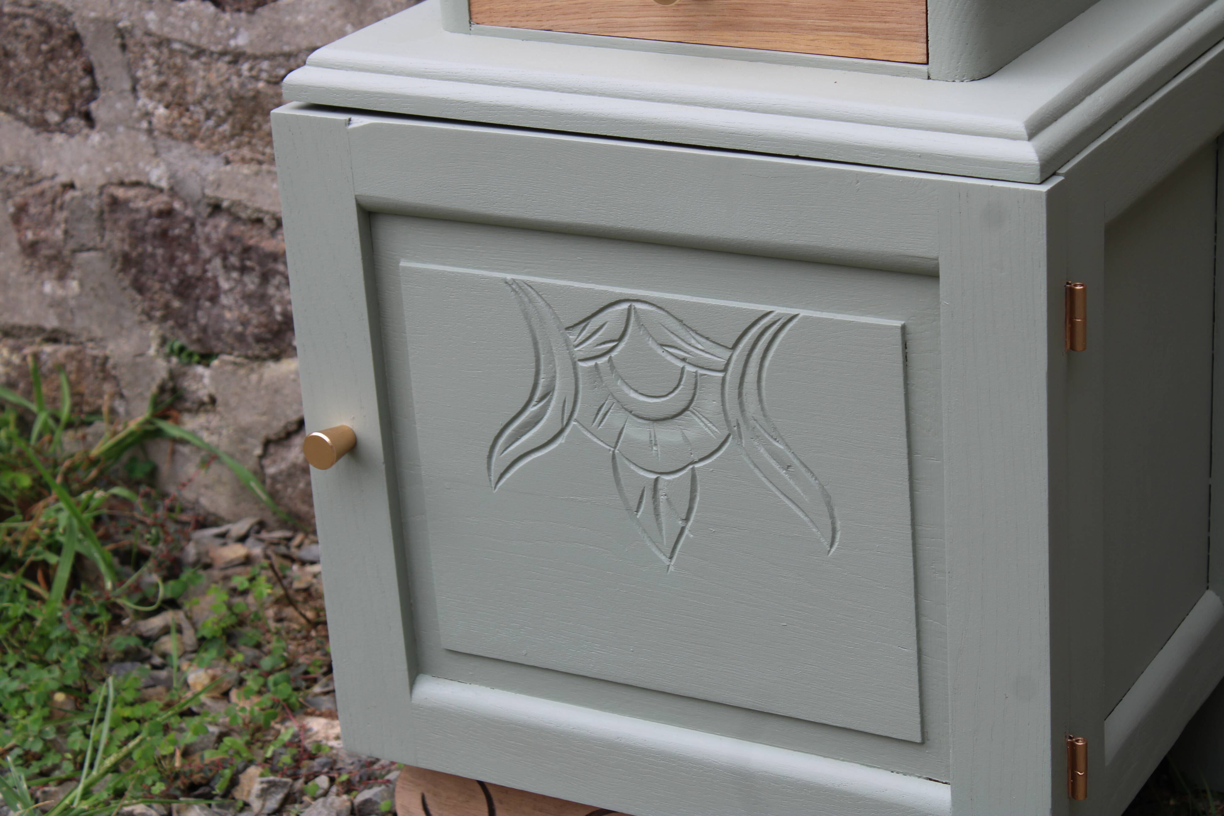 Vintage art deco bedside table