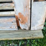 Pair of old 19th century louvered shutters
