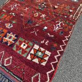 Boujaad berber carpet in hand woven wool 150x270 cm