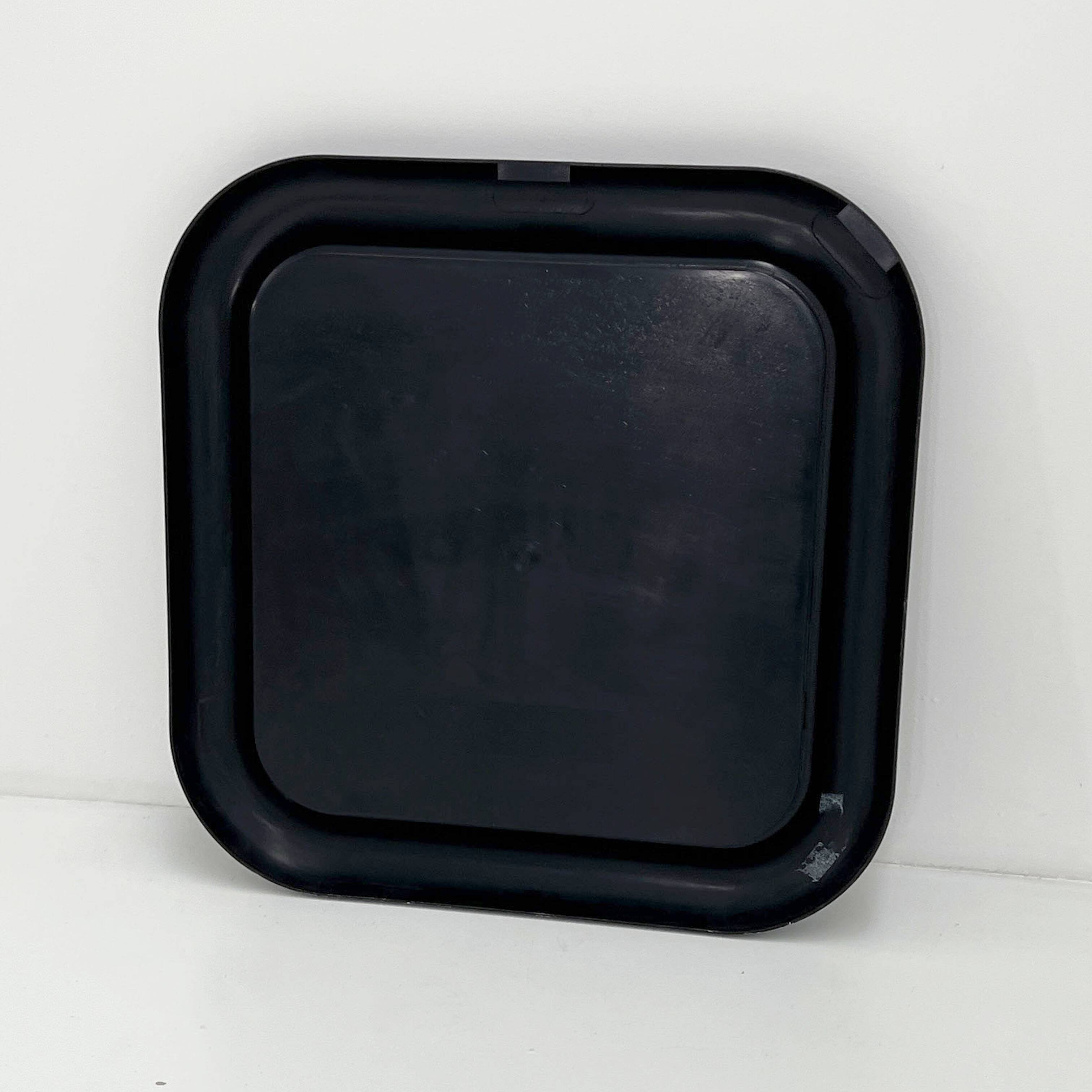Miroir Delfo Noir par Sergio Mazza pour Artemide, 1960