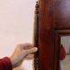 Paire de portes anciennes miroir