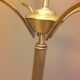Four-fire retro brushed brass lamppost, 30-40s