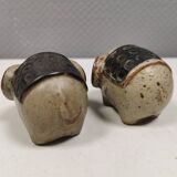 Ceramic elephants as salt and pepper sets made for Danish Søholm 1970-80s