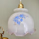 Vintage opaline lampshade pendant