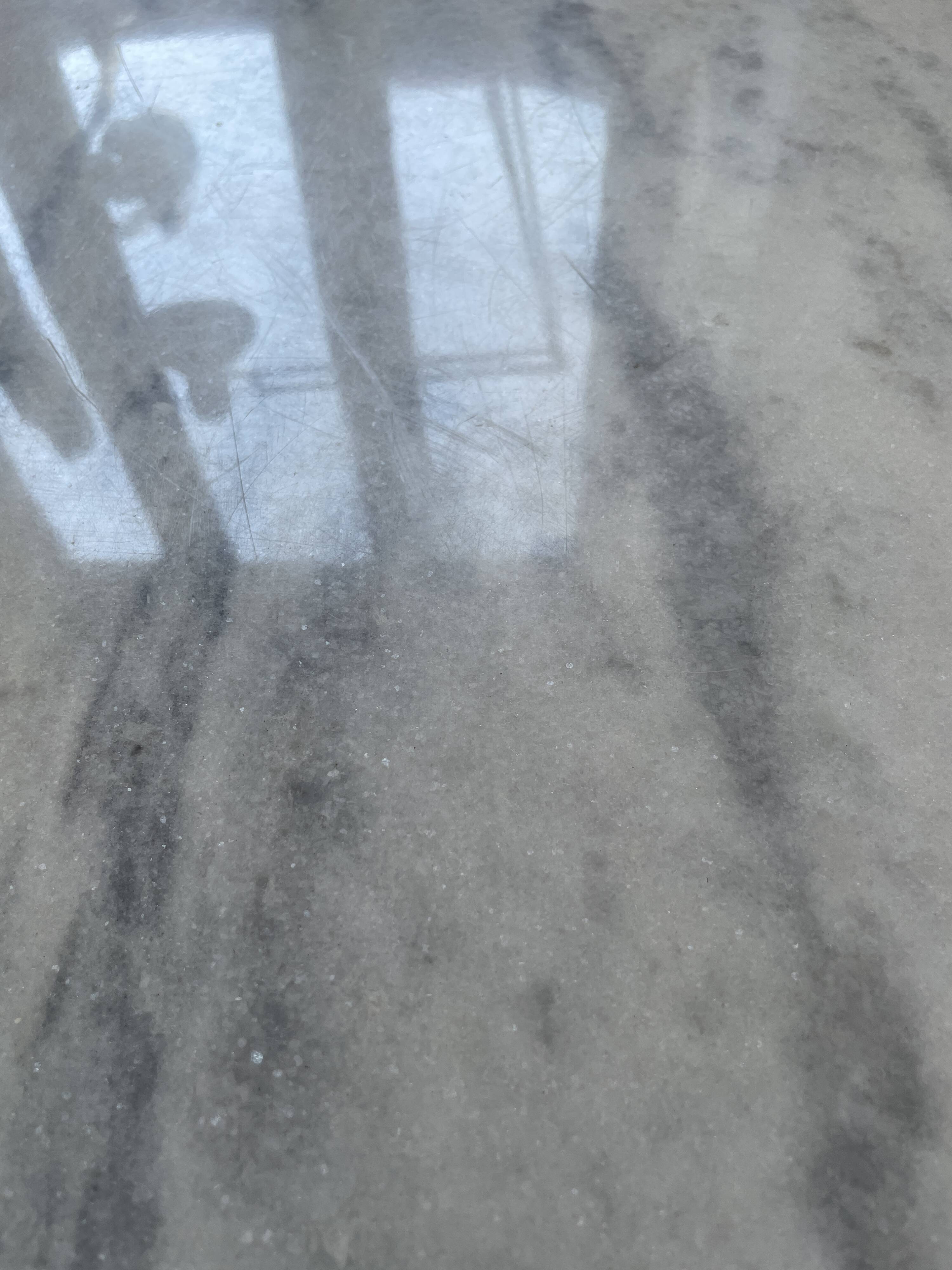 Square coffee table in Italian marble