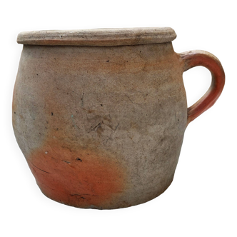 Old stoneware grease pot