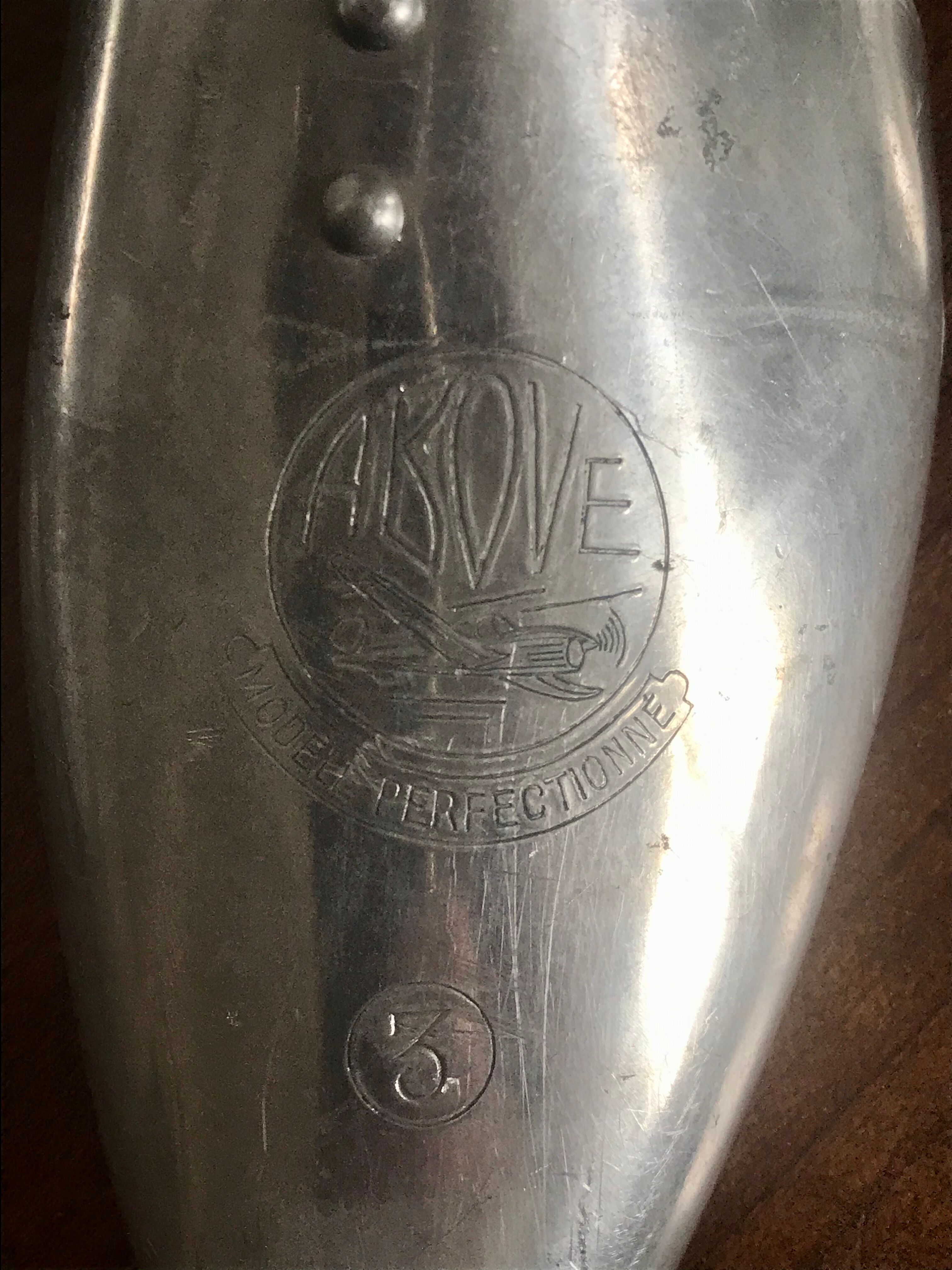 Old metal shoe trees