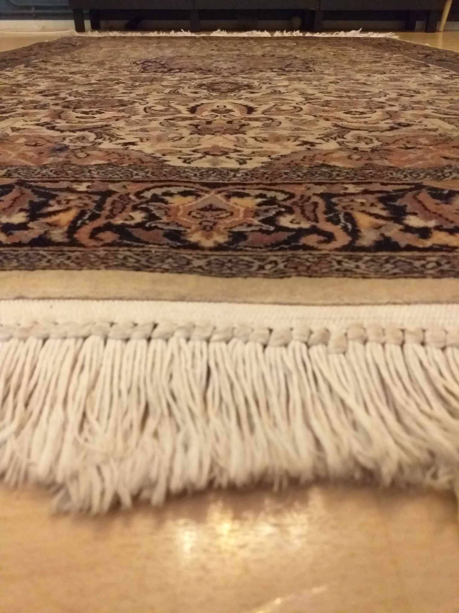 Handmade Indo Tabriz rug 210x127cm