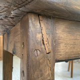 Table de ferme en chêne