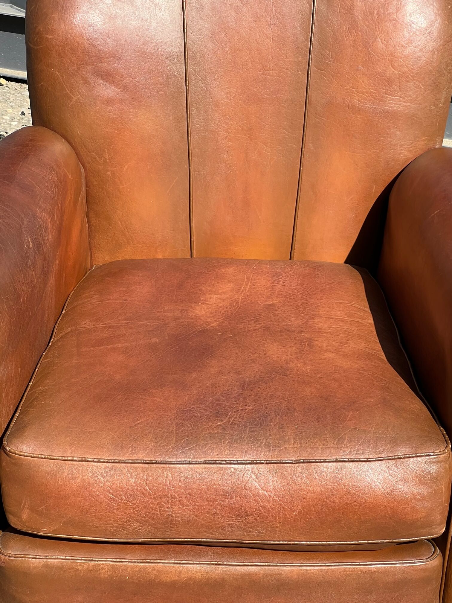 Leather clubs pair from the 1950s