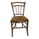 Chaise en bois et paille 