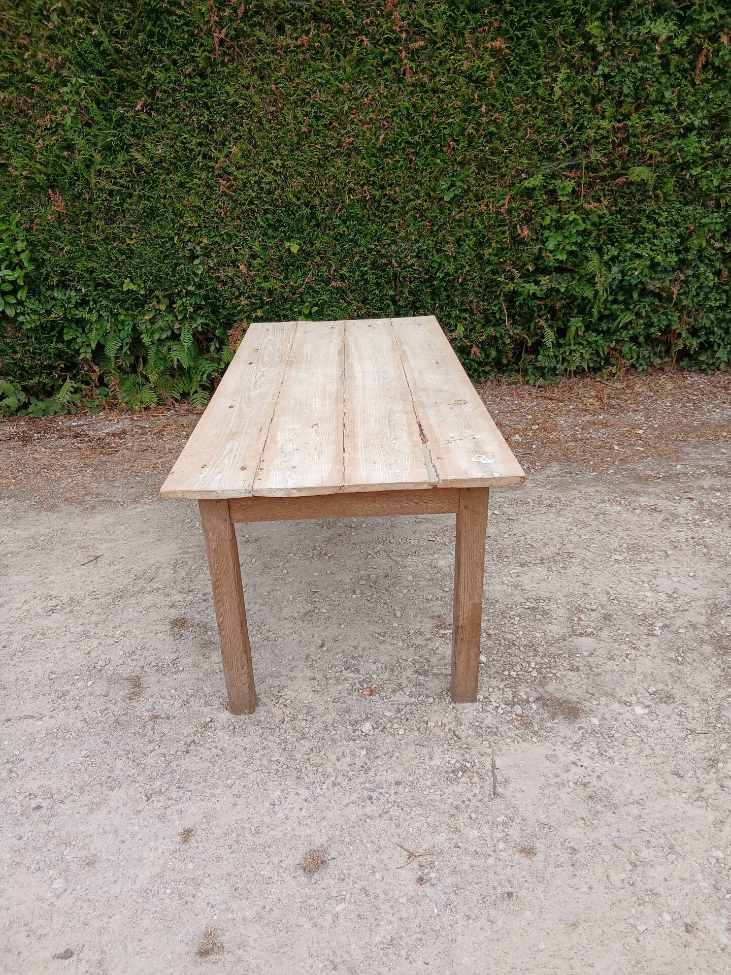 19th-century farmhouse table