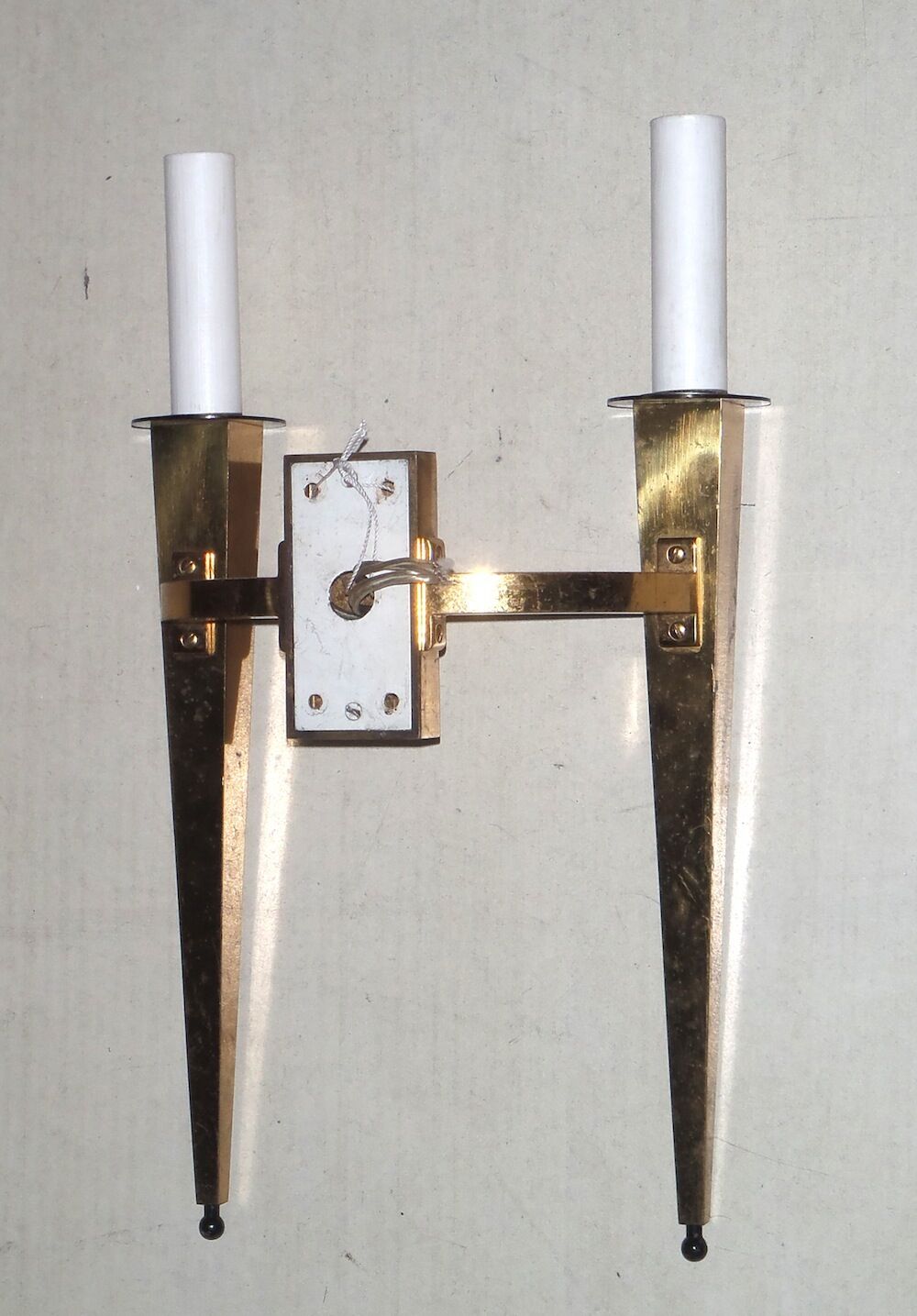 Grande applique à deux lumières