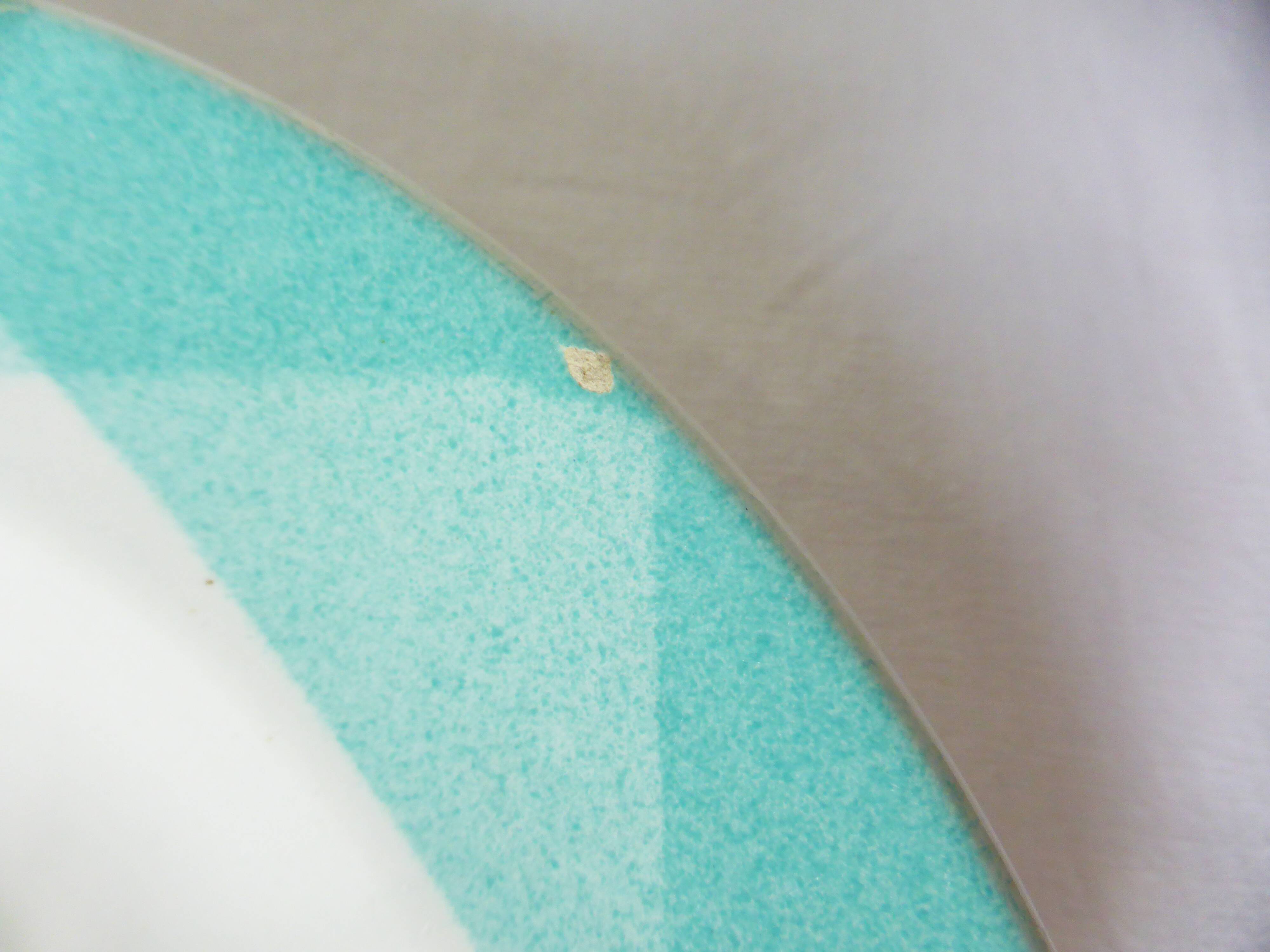 4 vintage geometric pattern soup plates 220510