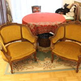 Paire de fauteuils bergères