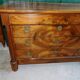 Commode empire en noyer d'epoque du xix ème siecle