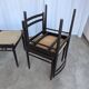Ensemble de 6 chaises de salle à manger en bois de hêtre vintage / Style scandinave des années 50