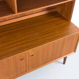 Buffet en teck avec étagère par Brouer Møbler, années 1960.