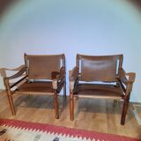 Paire de fauteuils Sirocco arne norell scanform Colombie