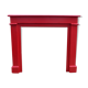 Fireplace cover structure