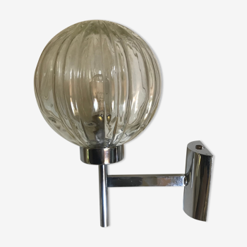Applique chrome et verre vintage