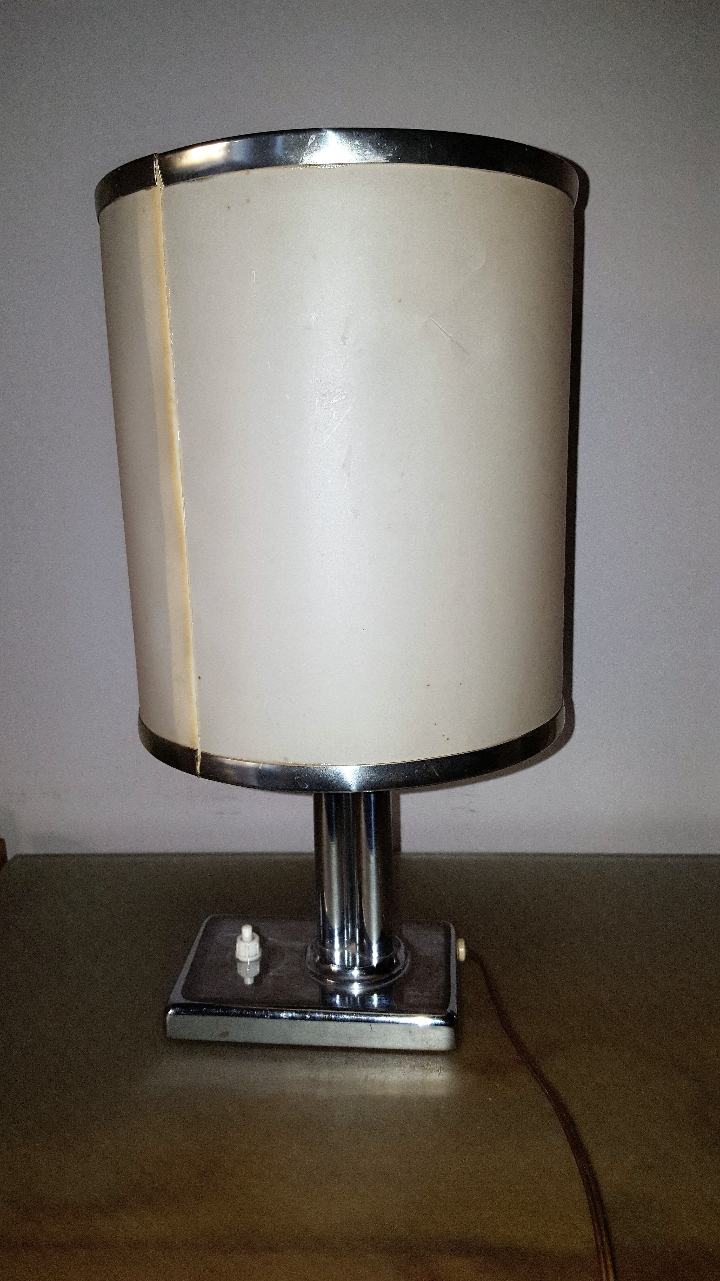 Vintage chrome lamp 1970