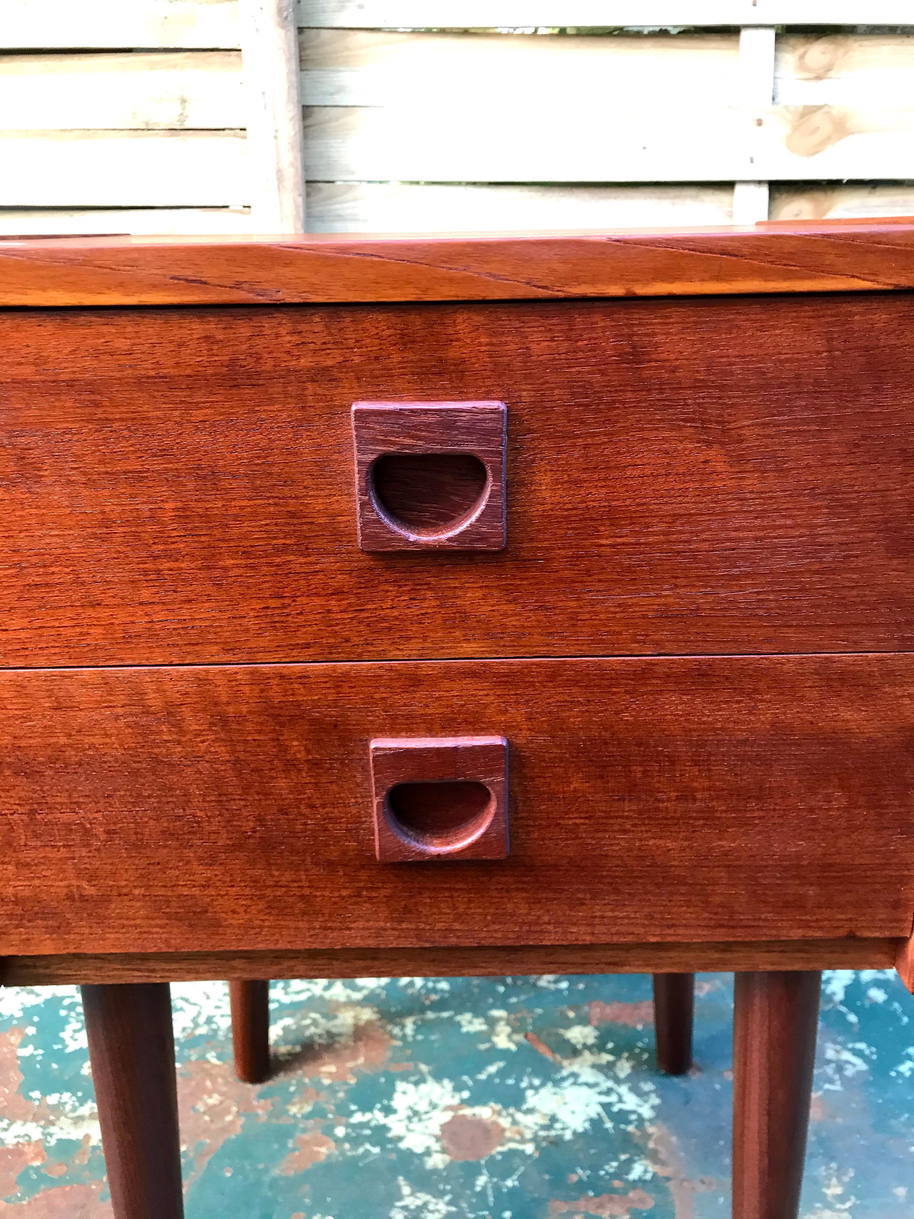 Bedside in 60s Danish teak