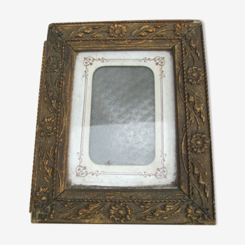 Photo frame in gilded wood - late nineteenth early twentieth