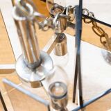 Lampes en verre orange six ampoules