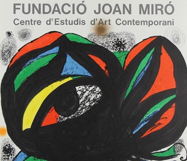Joan Miró - original exhibition poster, 1975
