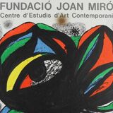 Joan Miró - original exhibition poster, 1975