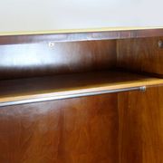 Vintage Bauhaus Chromed Tubular Steel Wardrobe by Hynek Gottwald, 1930s