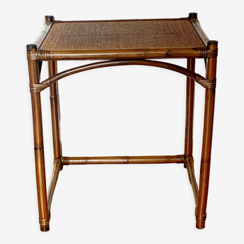 Vintage rattan coffee table