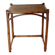 Table basse vintage en rotin