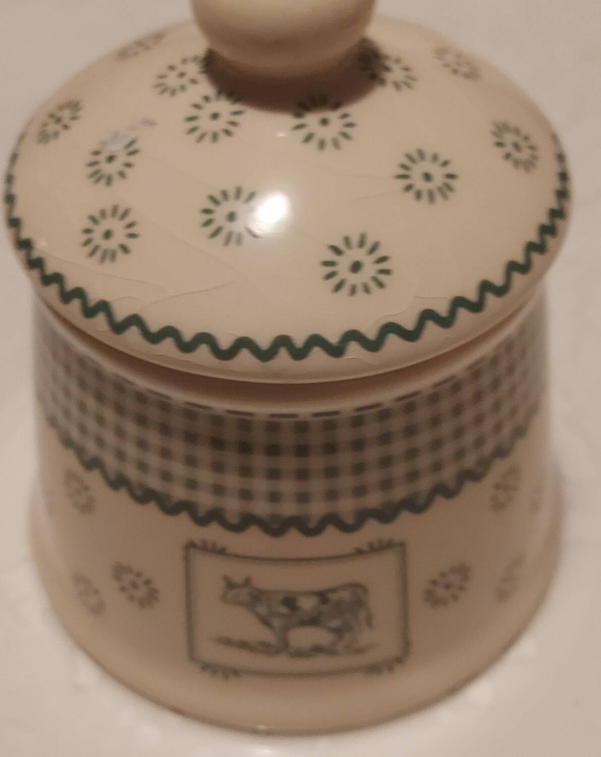 Vintage sugar bowl Geneviève Lethu