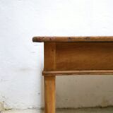 Table à manger de ferme, vintage en bois