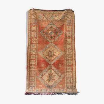 Vintage Zemmour Moroccan rug. Handmade, pure wool. 180x105cm