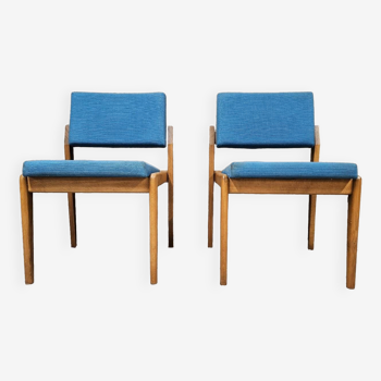 Pair of vintage Scandinavian armchair chairs 1970