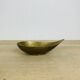 Organic brass gold-plated catchall, drop shape.