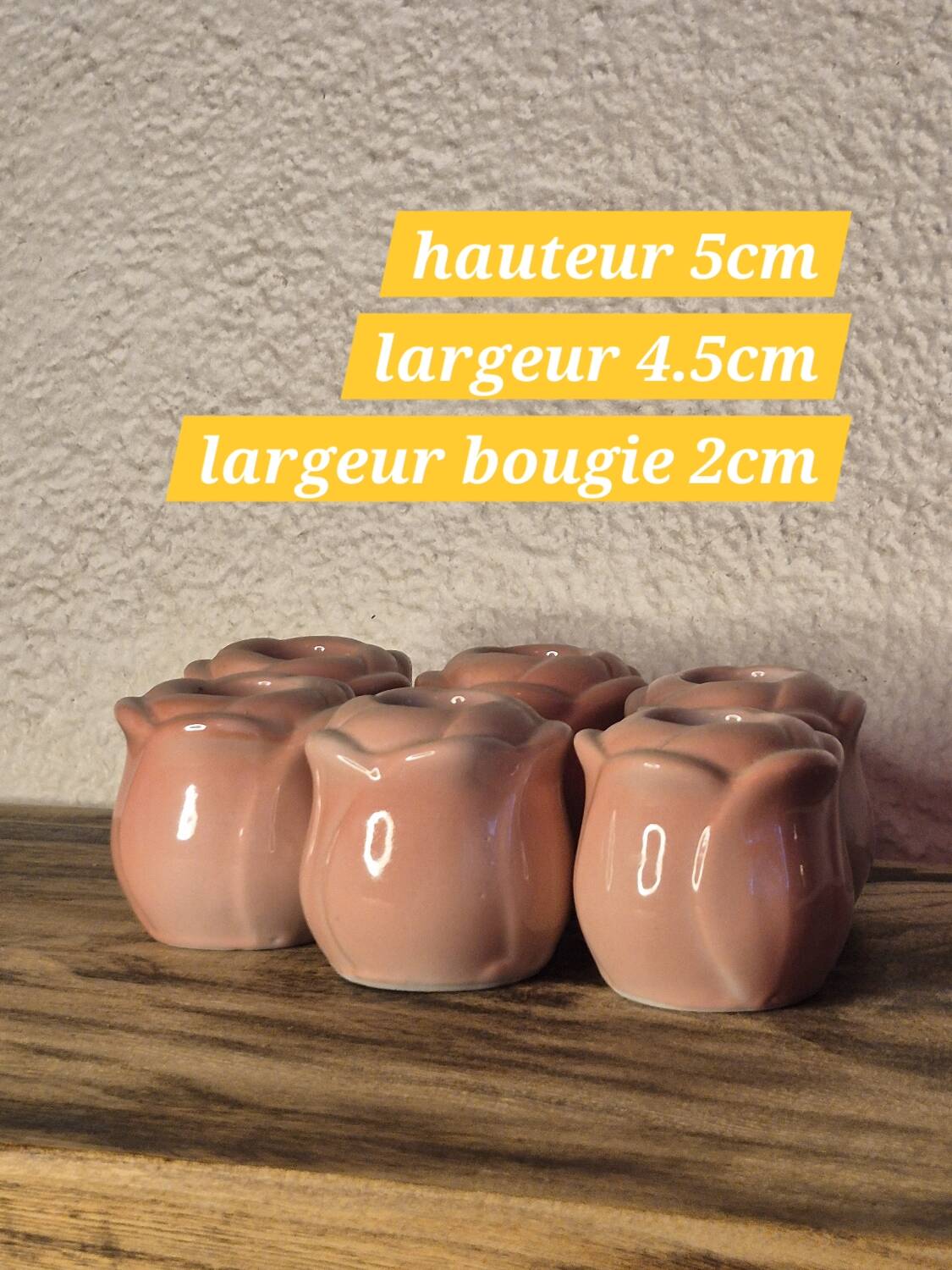 Bougeoir fleurs