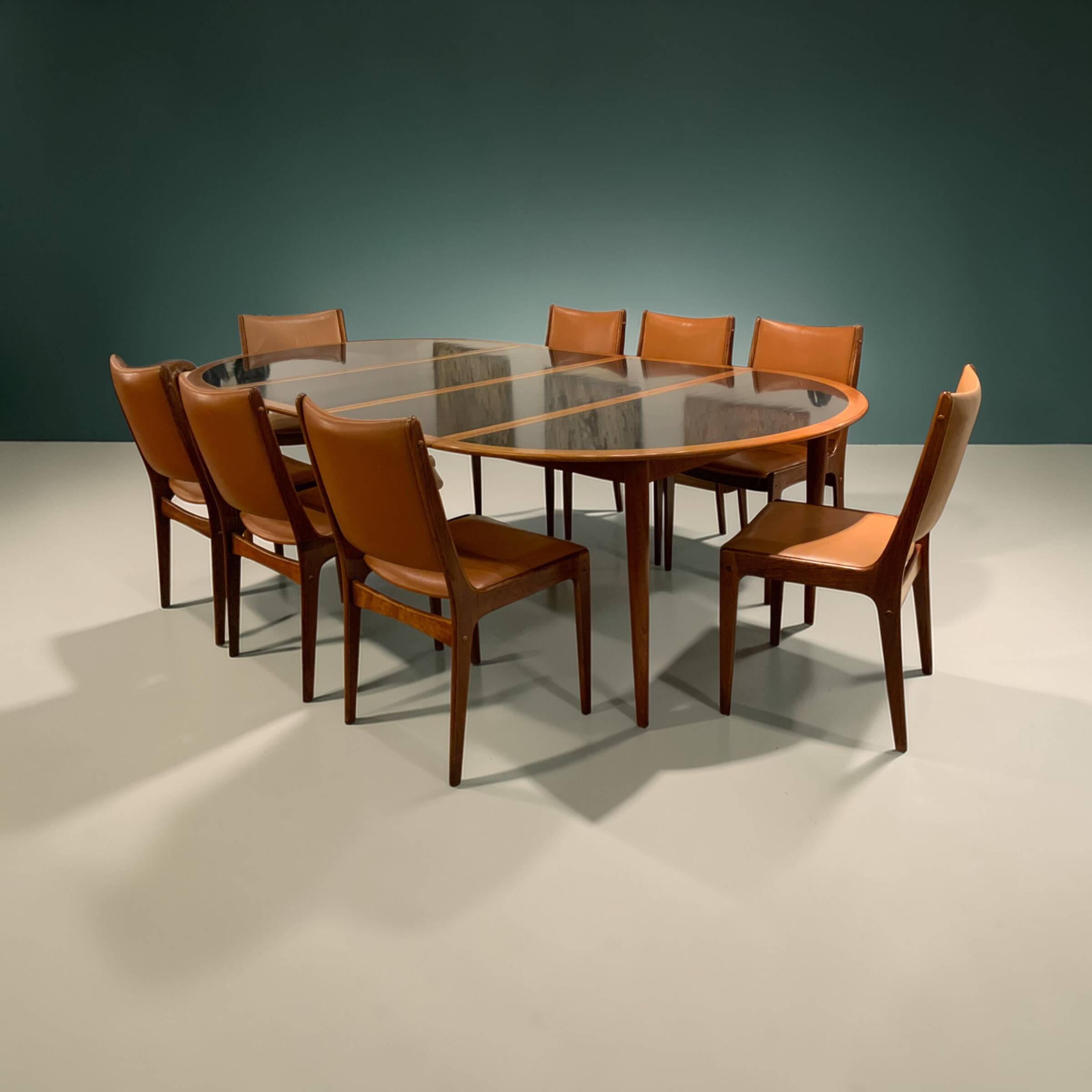 1960s Scandinavian design dining table by Grete Jalk