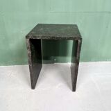 Black marble side table 1970