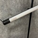 Vintage Italian neon lamp in black iron