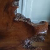 Exotic wood armchair