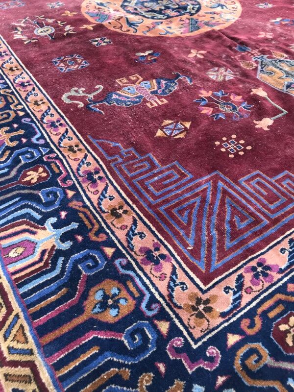 Chinese rug handmade 280 x 377 cm